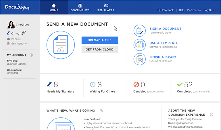 tools the pros use-docusign