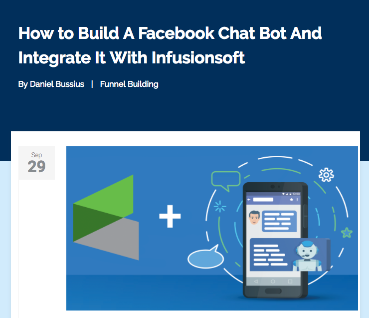 Tools the Pros Use - Facebook Chatbot - daniel bussius