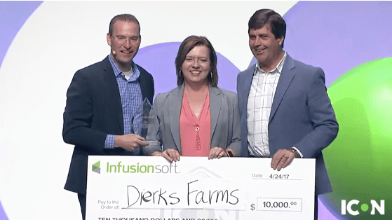 Dierks Farms, Infusionsoft Small Business of the Year, managed by Daniel Bussius Consulting