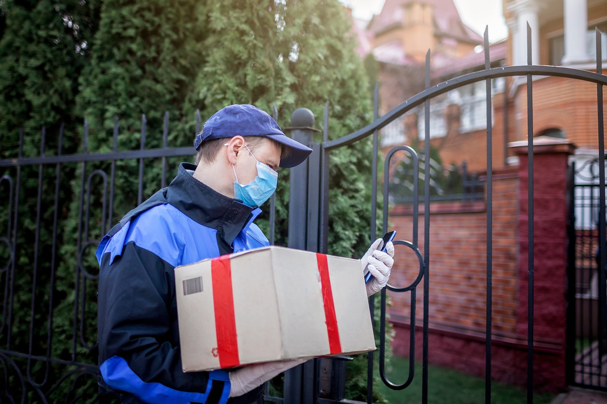 image of a delivery man indicating changes to digital marketing
